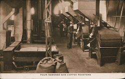 Four Immense Gas Coffee Roasters, J.A. Folger & Company San Francisco, CA Postcard Postcard Postcard