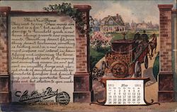 Lachman Brothers Furniture - 1911 Calendar Postcard