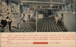 Operating room of Drs. Mach & Mach Dental Office Postcard