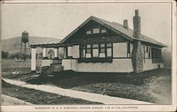 Residence of A. S. Robinson Los Altos, CA Postcard Postcard Postcard