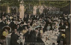 New Years at the Poodle Dog Cafe, 1915 Postcard