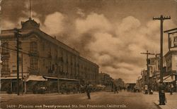 Mission and Twenty-second Sts. Postcard