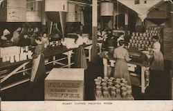 Roast Coffee Packing Room - J.A. Folger & Company Postcard