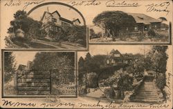 Views of California Houses Postcard Postcard Postcard