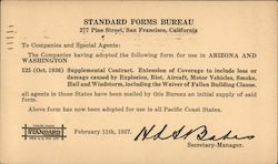 Standard Forms Bureau San Francisco, CA Postcard Postcard Postcard