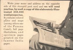 Offer of a prospectus for the Encyclopedia Britannica San Francisco, CA Postcard Postcard Postcard