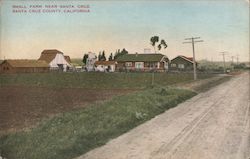 Small farm near Santa Cruz Postcard