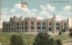 San Diego High School Postcard