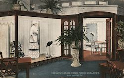 The Gown Room, Third Floor, Bullock's Los Angeles, CA Postcard Postcard Postcard