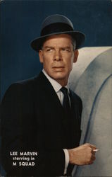 Lee Marvin starring in M Squad Postcard