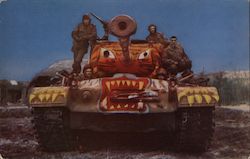 M-46 Tank - Korean War-era Postcard