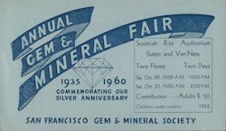 Annual Gem & Mineral Fair Postcard