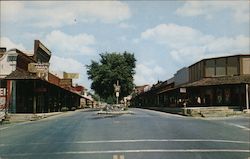 Sutter Street, Gas Lit Mall Postcard