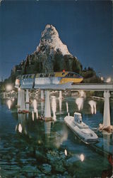 Matterhorn Mountain - Disneyland Postcard