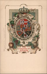 Coat of Arms - The Kingdom of Spain Postcard