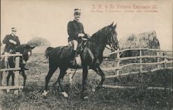 His Majesty King Victor Emmanuel III of Italy Postcard