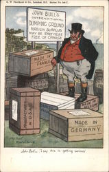 John Bull's International Dumping Ground Postcard