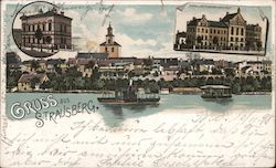 Greetings from Strausberg, Brandenburg Germany Postcard Postcard Postcard