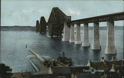 Forth Bridge Across the Firth of Forth Queensferry, Scotland Postcard Postcard Postcard