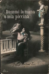 Dammi la mano o mia piccina Couples Postcard Postcard Postcard