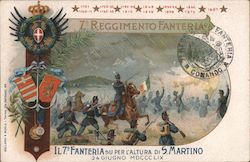 Settimo Reggimento Fanteria Postcard