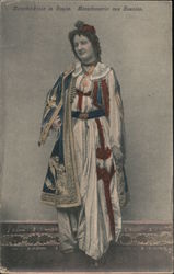 Macedonian from Bosnia Traditional Costume Postcard Postcard Postcard