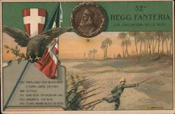 52 Regg Fanteria Postcard