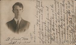 A Letter & Photograph Dated Sept. 15, 1904 Postcard