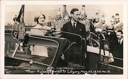 Their Majesties' Visit to Calgary, May 26, 1939. Royalty Postcard Postcard Postcard