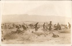 Soldiers Mexican Border War near El Paso New Mexico Military Postcard Postcard Postcard