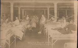 Ward I fourth floor-US Debarkation hospital 3 Postcard