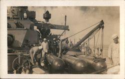 Sailors on deck Postcard