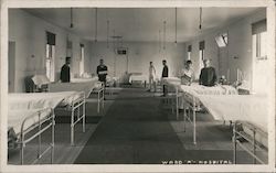 Ward 'M' - Hospital. World War I Postcard Postcard Postcard