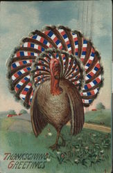 Thanksgiving Greetings Postcard