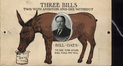 Three bills: Taft/Bryan Postcard