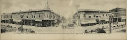 Panorama of Fourth and Mendocino Sts, before Earthquake April 18, 1906 Postcard