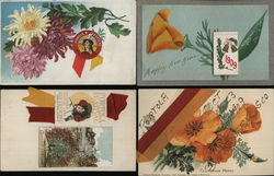 Lot of 40 Portola Festival 1909 Novelty Postcards, Ephemera San Francisco, CA Postcard Postcard Postcard