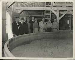 Sign Photo: A Group of People by the Silo, Farmers, Barn Photographs & Snapshots Original Photograph Original Photograph Original Photograph