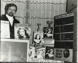 Eduardo Palhinha, Bette Davis Fan with Collectibles, 1989 Photographs & Snapshots Original Photograph Original Photograph Original Photograph