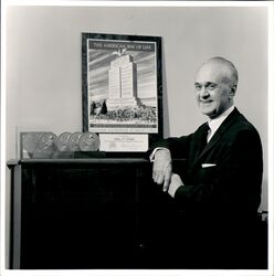 E. T. Barwick with Freedoms Foundation Award Original Photograph