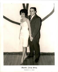 Couple at Bearden Twirp Party, March 2, 1962 Original Photograph