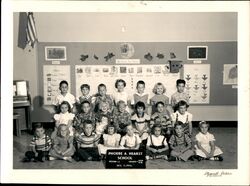 Phoebe A. Hearst School Class Photo, Room 1 Grade KCN Oct 7 1953 Sacramento, CA Original Photograph Original Photograph Original Photograph