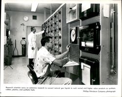 Research Scientists Conducting Natural Gas Research Original Photograph