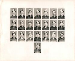 Crossing Guards: Group Photo of Boys in Uniform with Hats Original Photograph