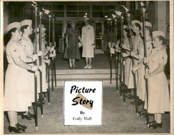 Picture Story by Cody Hall Women with Torches and Woman in Uniform Original Photograph