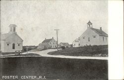 Village of Foster Center, RI Rhode Island Postcard Postcard Postcard