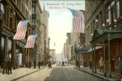 Westminster St., Looking West Postcard