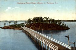 Huckleberry Island, Boyden Heights East Providence, RI Postcard Postcard Postcard