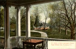 Corner of Casino and Lover's Retreat, Roger Williams Park Postcard