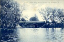 Willow Bridge, Roger Williams Park Postcard